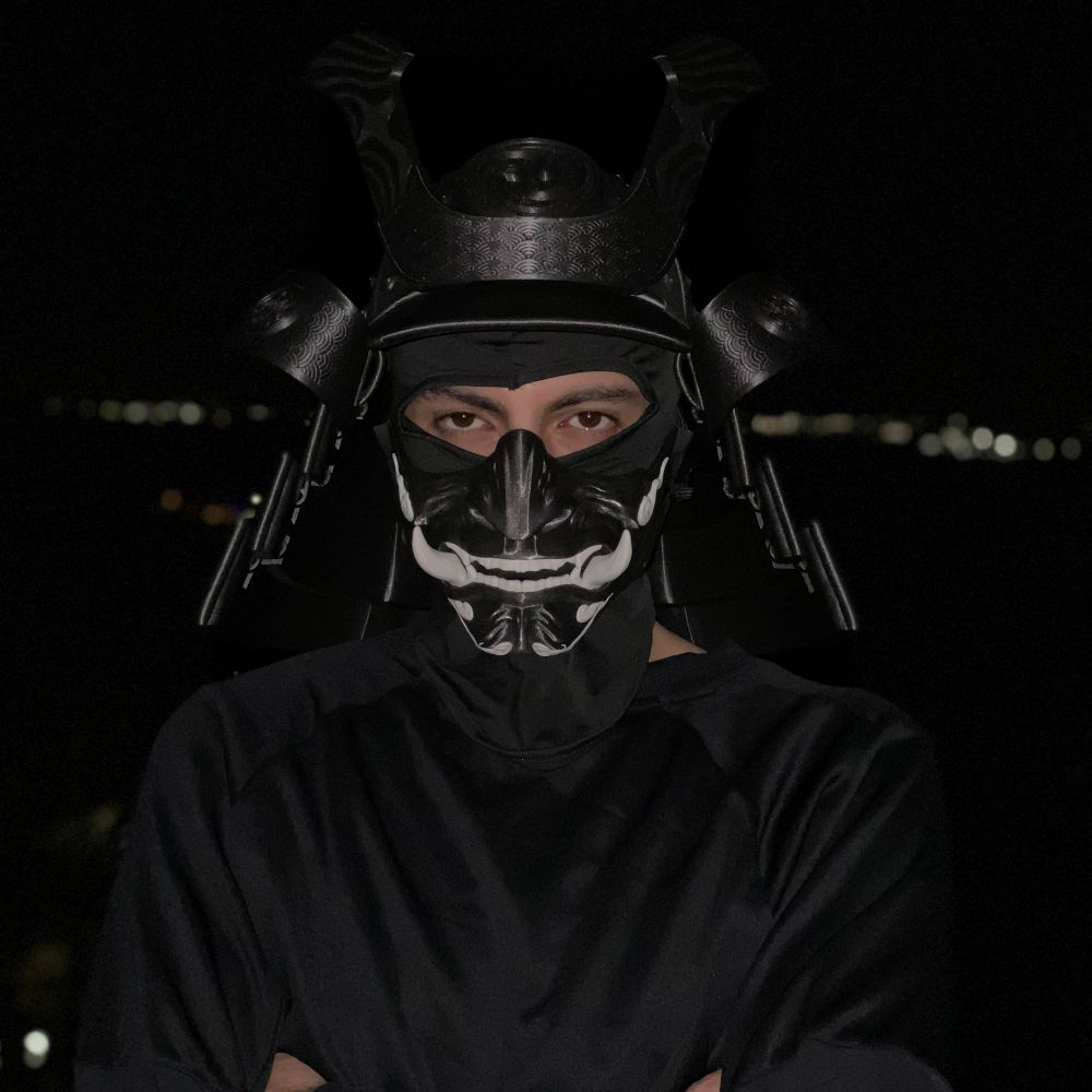 Kabuto Samurai Helmet — 3D printed by Azata 3D. Best-selling wearable cosplay helmet.